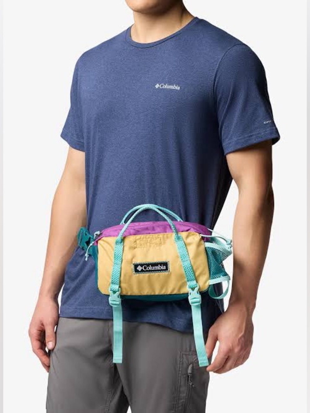 NWOT Columbia Echo Mountain Hiking Hip Pack Lumber Bag w/ Matching Water Bottle